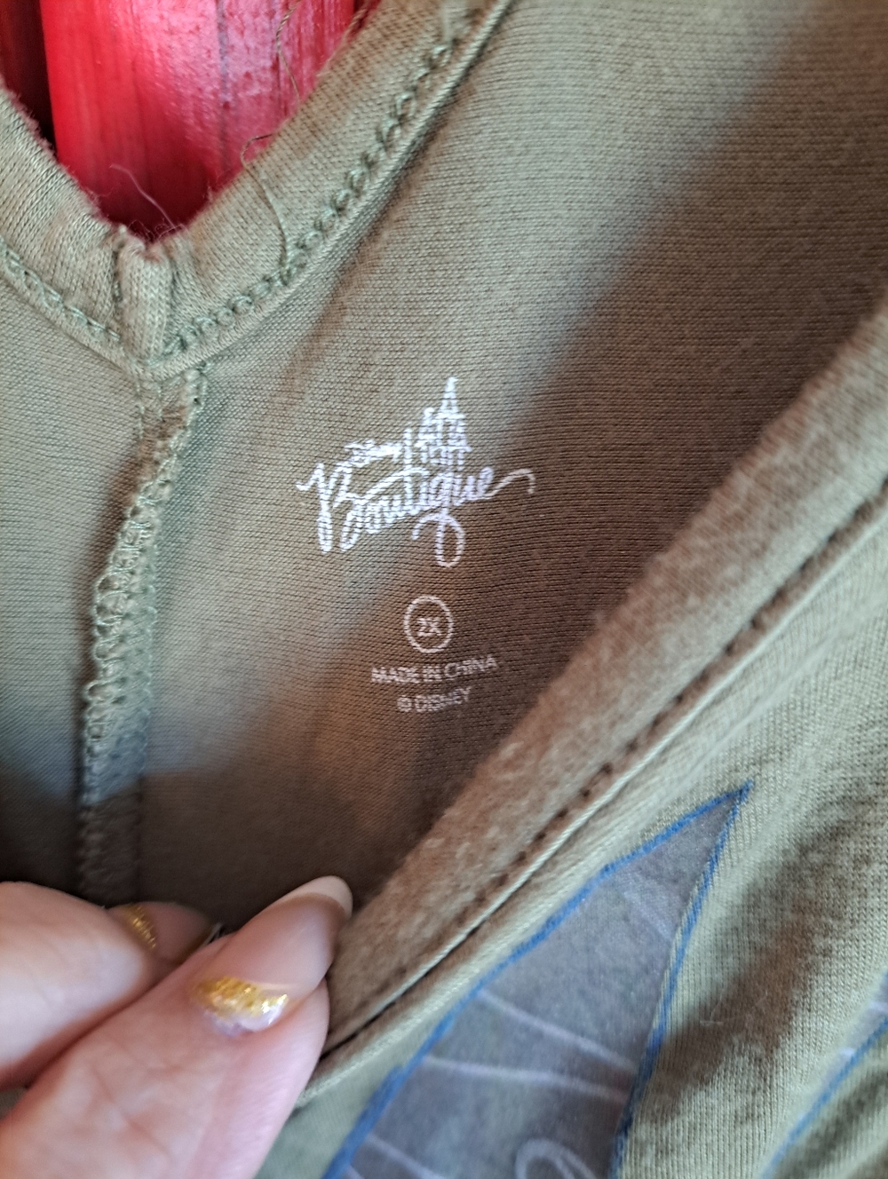 Disney Boutique 2x Tinkerbell Knit Tunic Tee Shirt Top - Picture 4 of 5